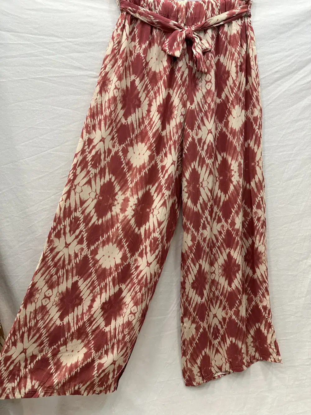 Mimi & Gogo - Wholesale Pants - Women's - Tie-dye effect printed pants @1105_PaIlmprime4