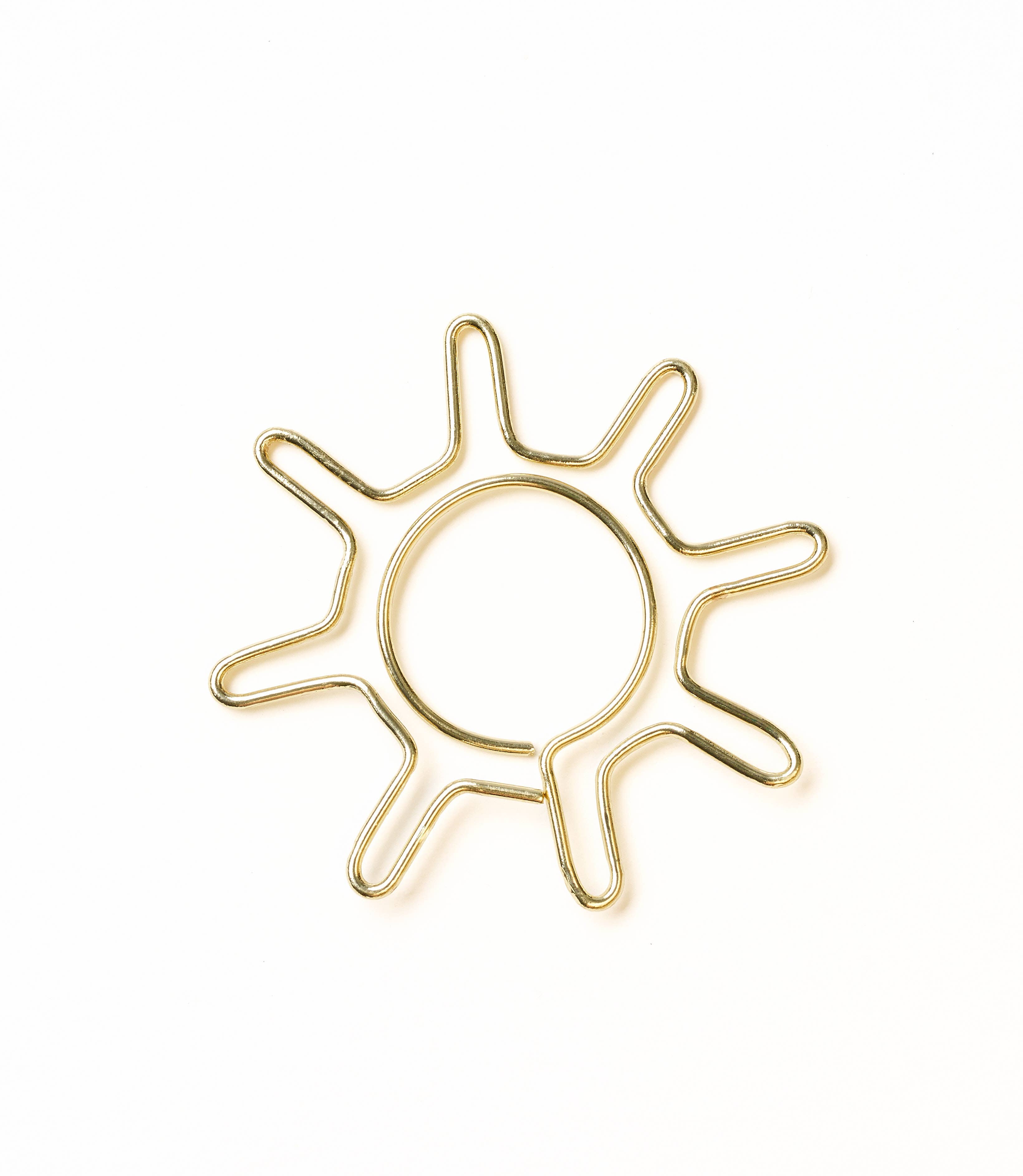 Matr Boomie Fair Trade - Wholesale Bookmark - Kitaab Sun Wire Bookmark - Gold2