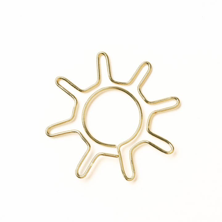 Matr Boomie Fair Trade - Wholesale Bookmark - Kitaab Sun Wire Bookmark - Gold2