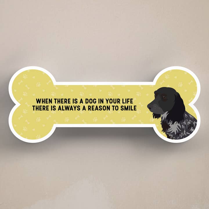 Placa artística con diseño de perro Cocker Spaniel para venta al por mayor de Vivid Squid Wholesale