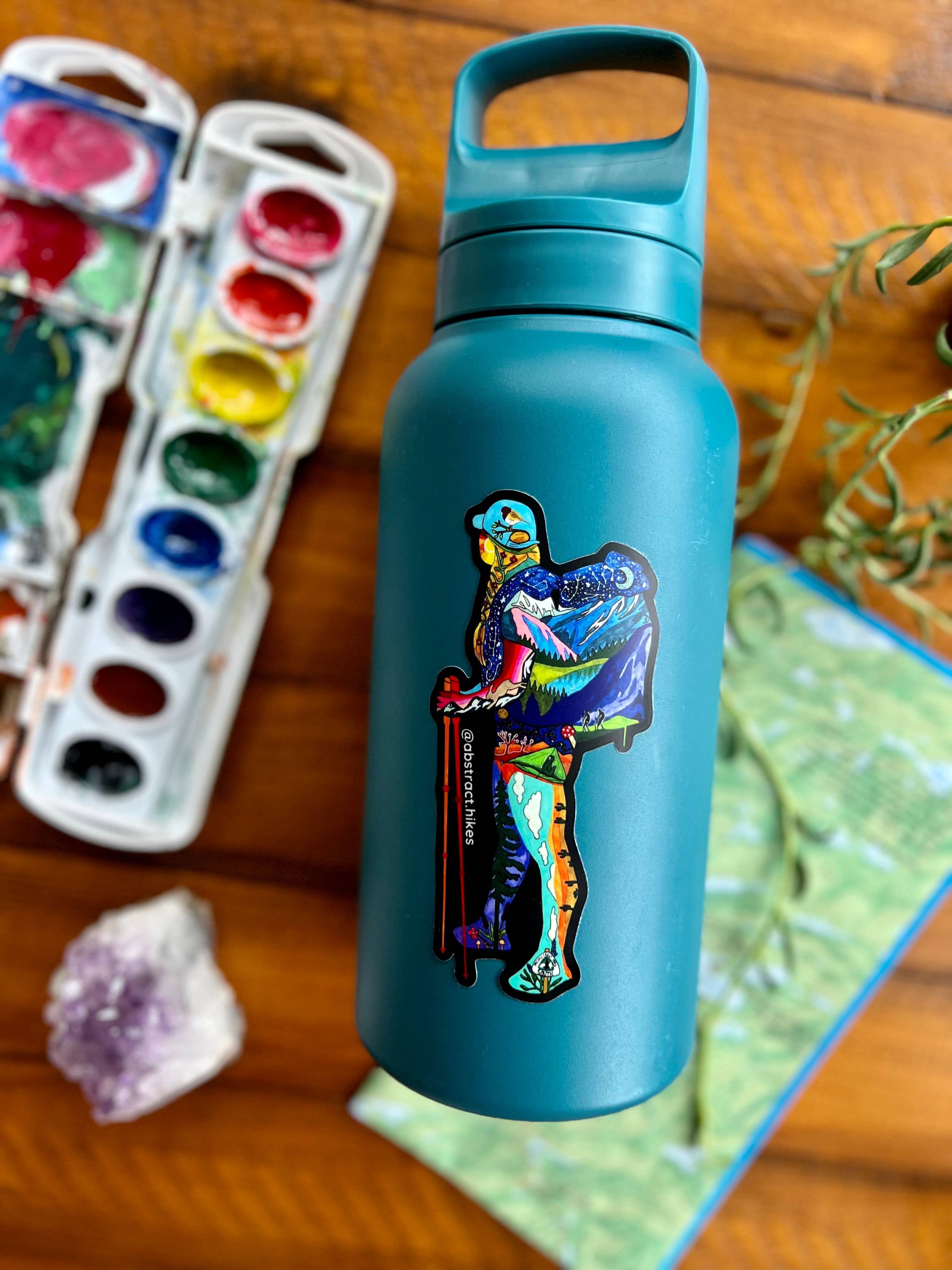 Abstract Hikes - Wholesale Sticker - Hiking Sticker: "Sage"4