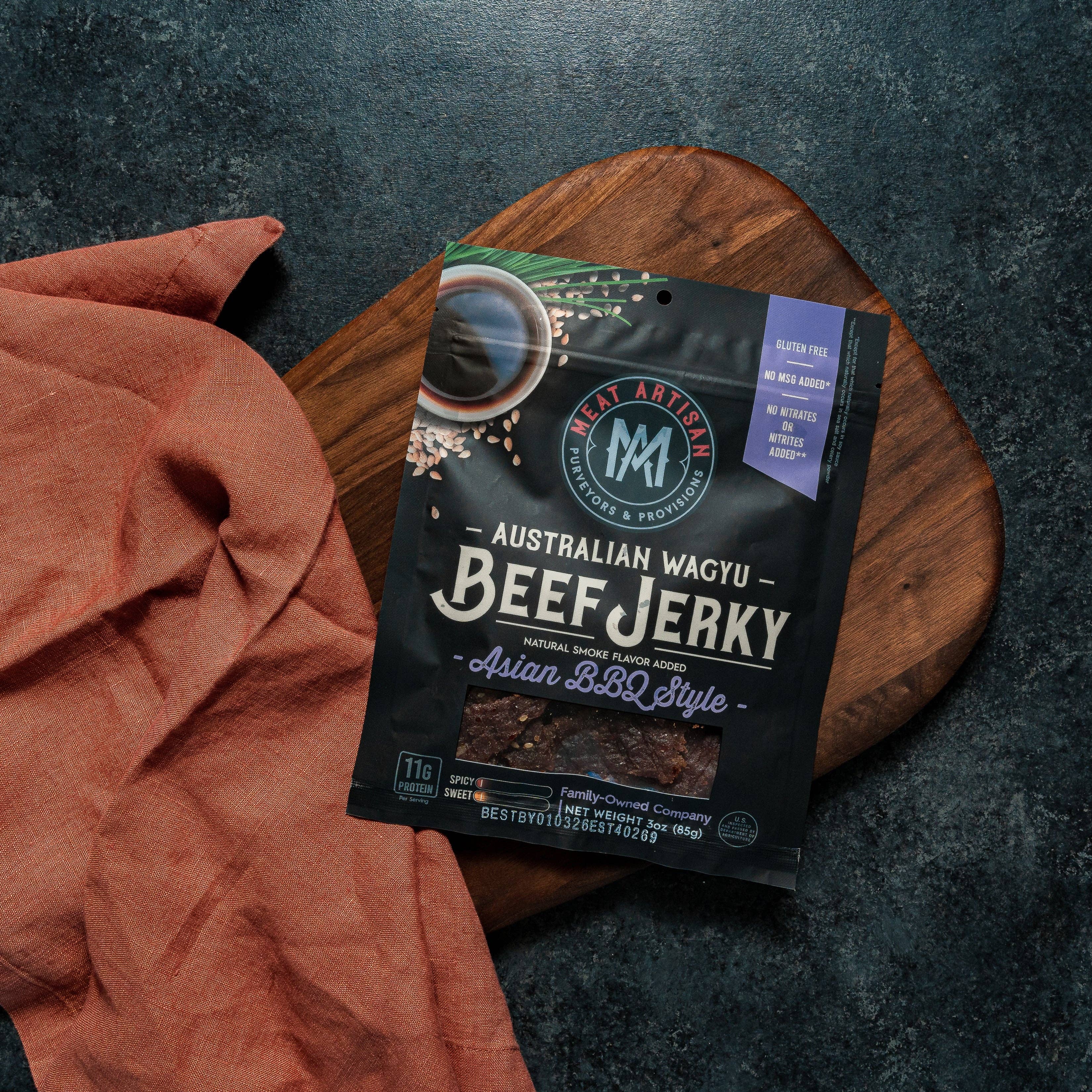 Meat Artisan - Wholesale Jerky - Asian BBQ Style Australian Wagyu Beef Jerky1