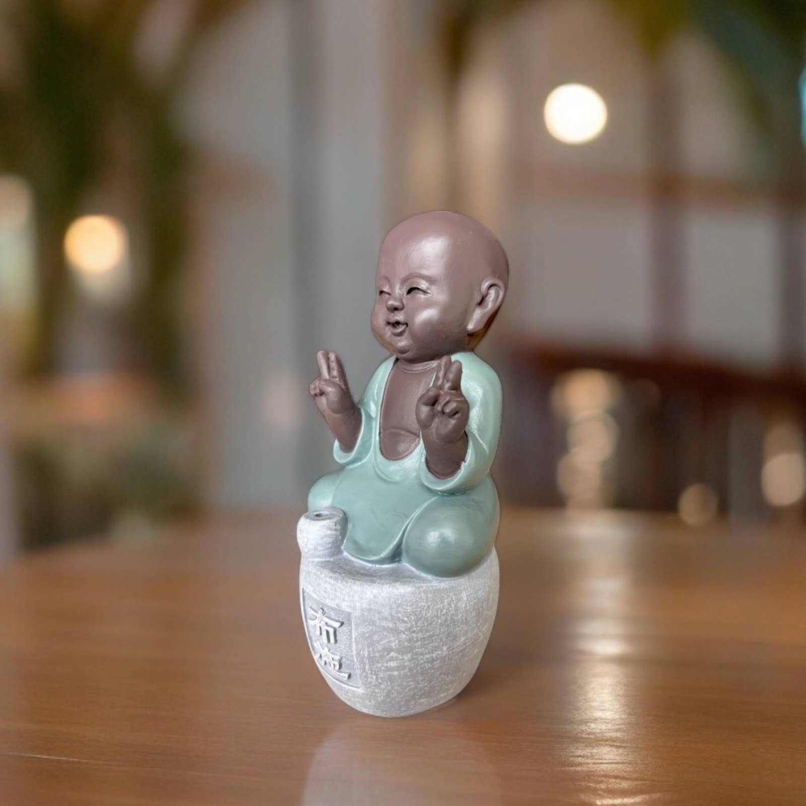 Zen'Arôme - Wholesale Ornament - Buddha Figurine Incense Holder Dana - Zen Meditation Buddha5