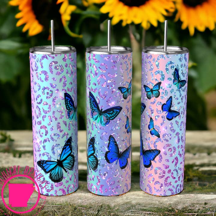 Butterfly Tumbler for wholesale by LAChic81 Designs