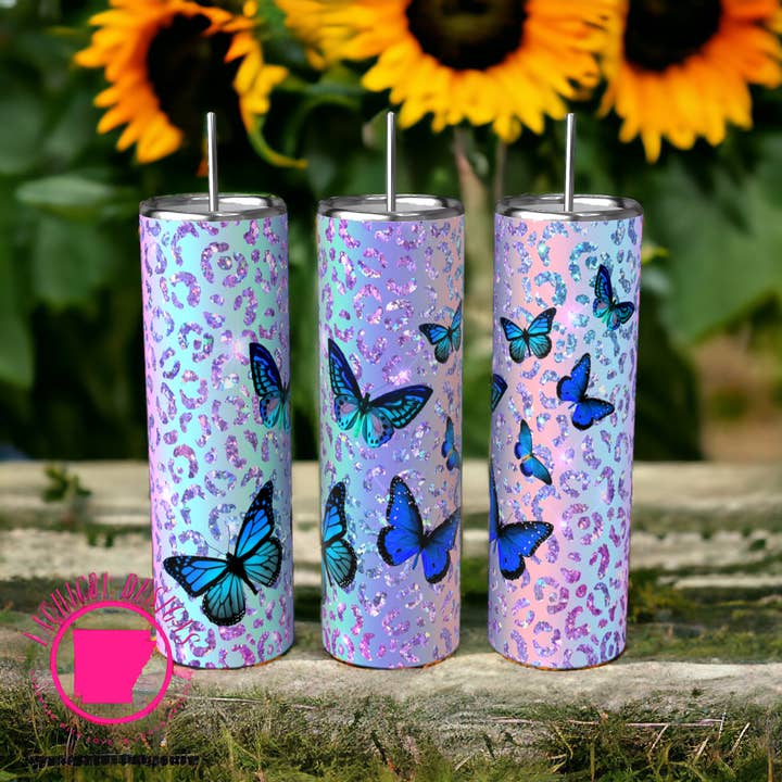 Butterfly Tumbler for wholesale by LAChic81 Designs