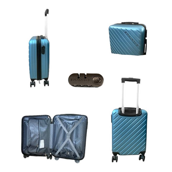 ALBAsrls - Wholesale Luggage - POLOCLUB trolley set 4 pieces S-M-L-XL2