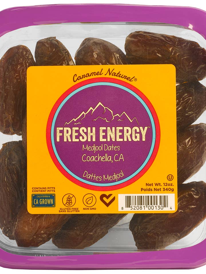 Case 12 oz. Medjool Dates (12ct) for wholesale by Fresh Energy Medjool Dates