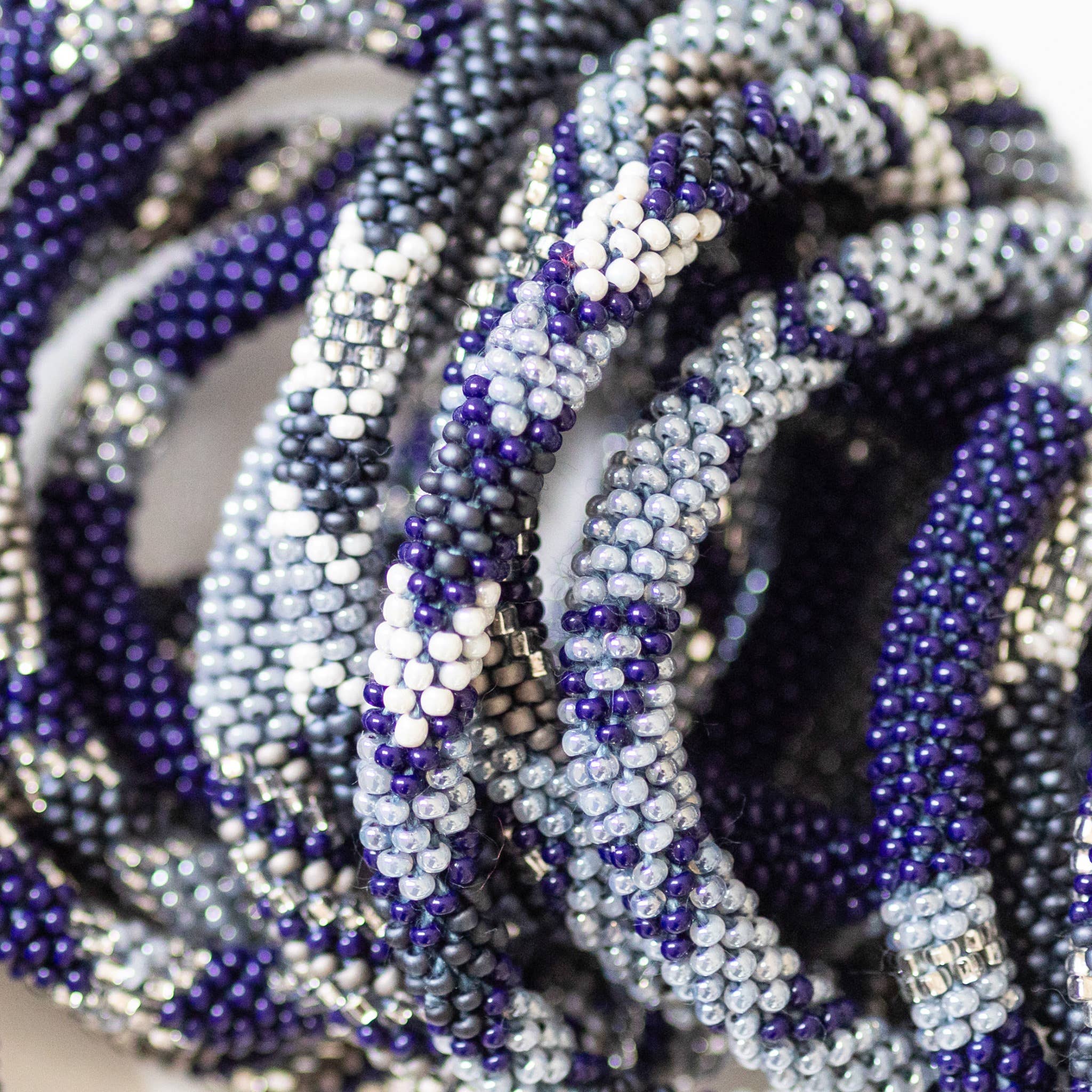 Aid Through Trade – wholesale Jewellery set – Roll-On® Bracelet Indigo - Set of 123