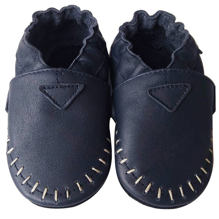 Chaussures bébé Jinwood cadeau pour tout-petit garçon MocBlue 0-3 ans pour la vente par Jinwood