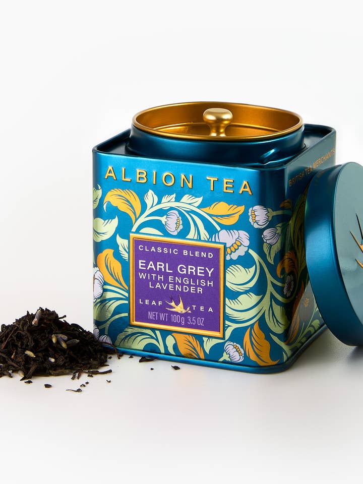 Earl Grey with English Lavender Black Tea 100g for wholesale by Albion Tea