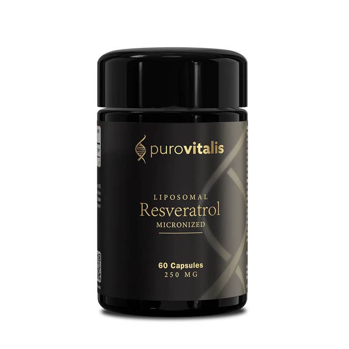 Purovitalis Liposomal Resveratrol – 250mg Micronized - 60pc for wholesale by Purovitalis