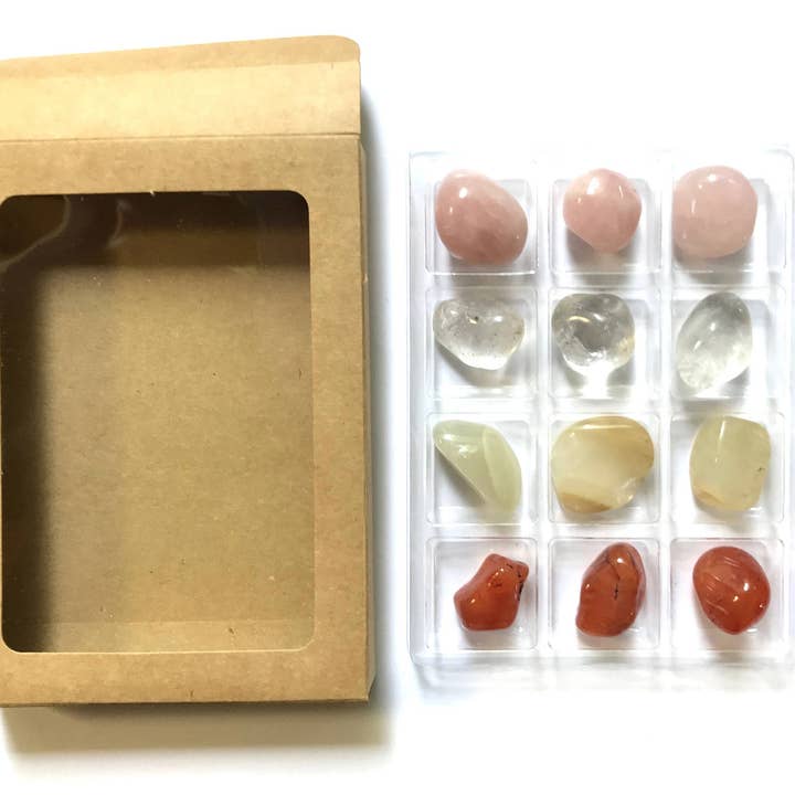 Crystal Grids - Wholesale Spiritual stone/crystal - Fertility - Rox Box - Crystals and Stones kit gift set16