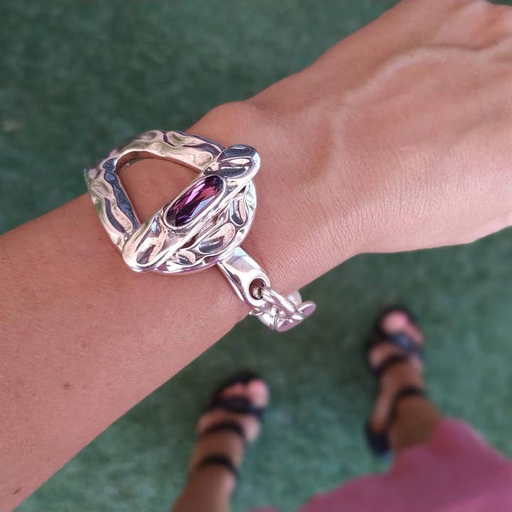 Bruin Barnstenen armband voor groothandel op Faire1