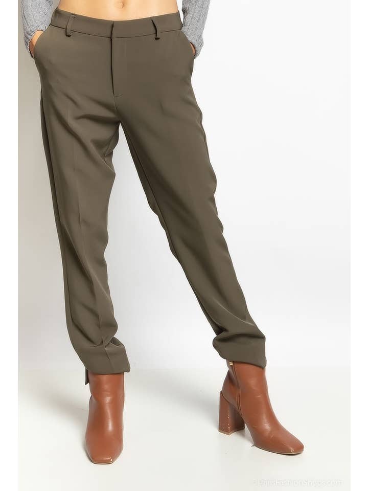 Attentif Paris - Wholesale Broek - Dames - Attentif Paris tijdloze high-waisted sigarettenbroek47