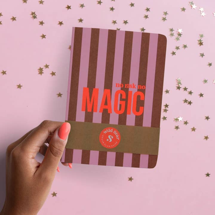 A6-anteckningsbok│Ingen risk, ingen magi│
Designad för handling. för wholesale av wild star