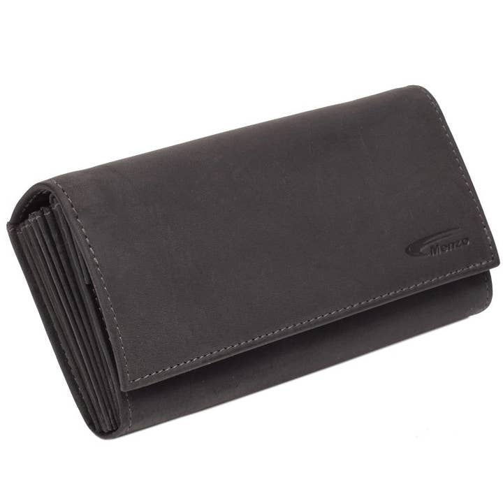 Menzo 976 Porte-serveur en cuir de buffle/noir pour la vente par Menzo
