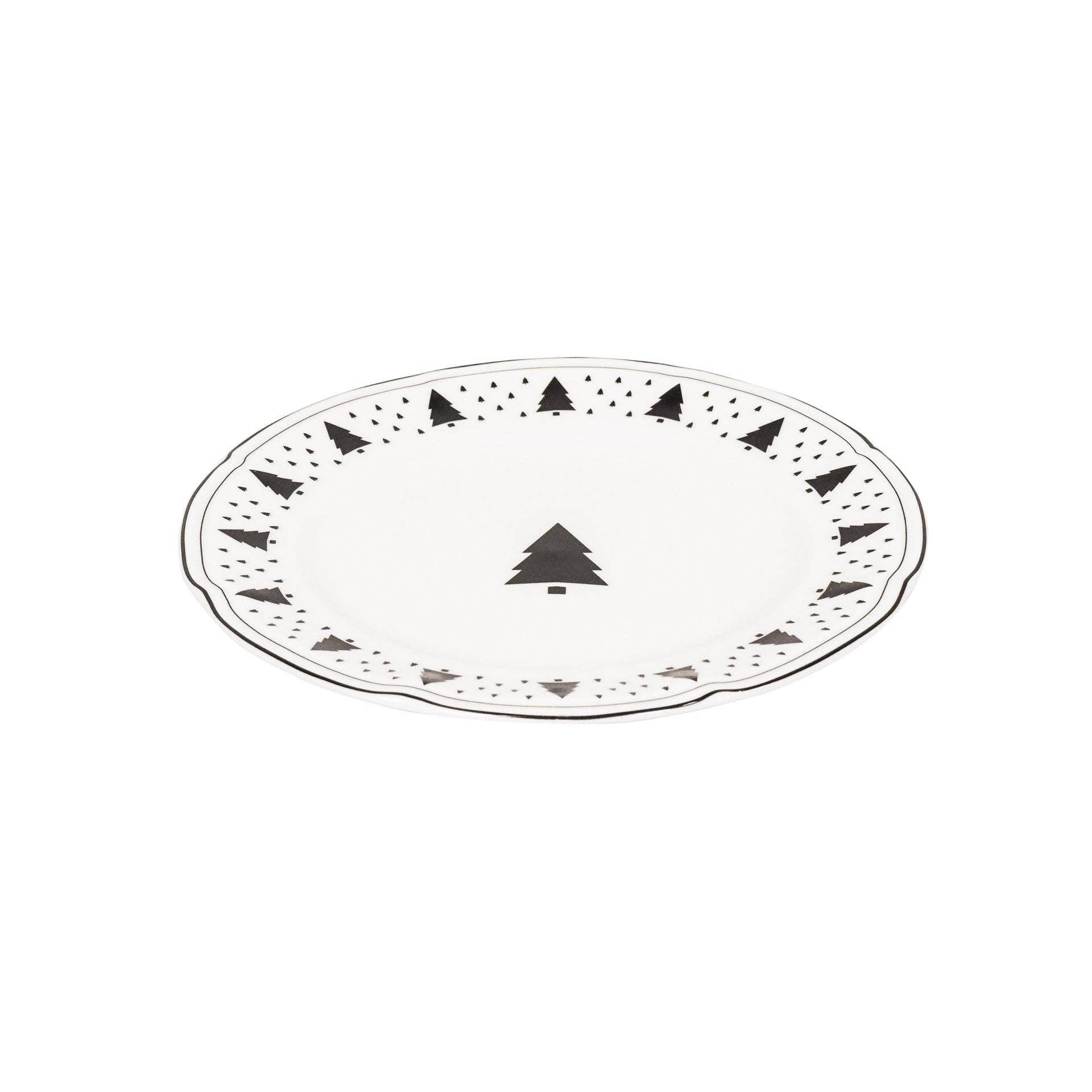 Housevitamin bv - Wholesale Dinner Plate - HV Xmas Tree Plate - 19,5x19,5x1,2cm1