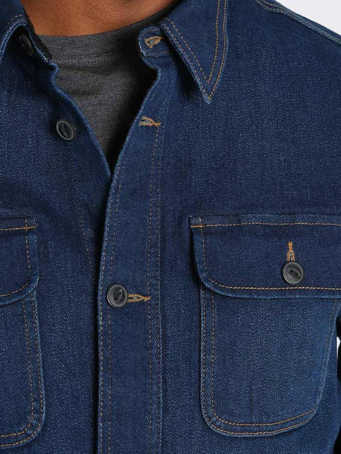 JACHS NY - Wholesale Denim Jacket - Men's - Stretch Flannel Lined Denim Jacket2