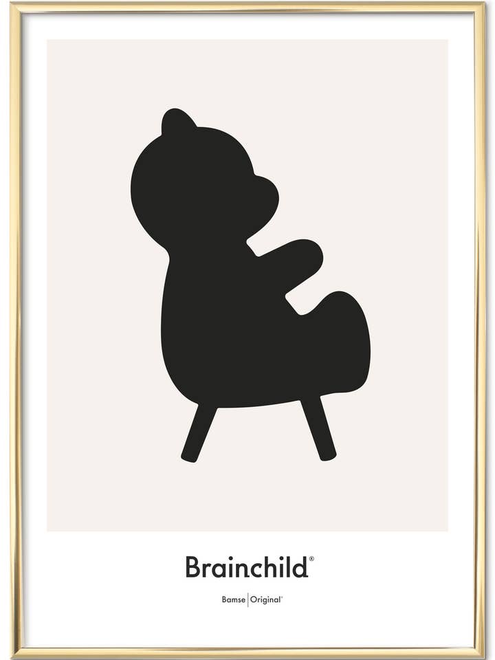 Teddlebear poamer — Grey — Design icon for wholesale by Brainchild