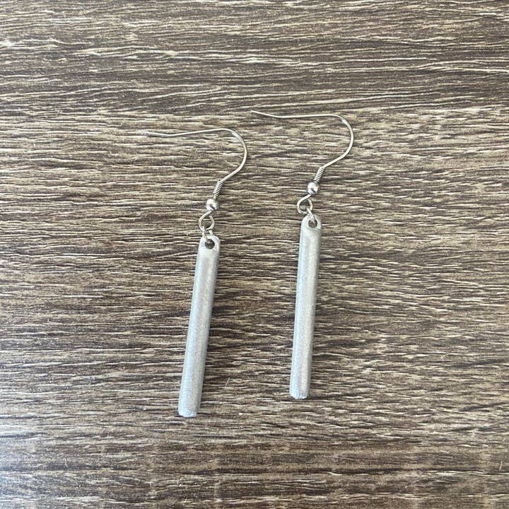 A Million Elephants - Wholesale Dangle Earrings - Recycled Bombshell Bar Dangle Earrings - Upcycled Jewelry2