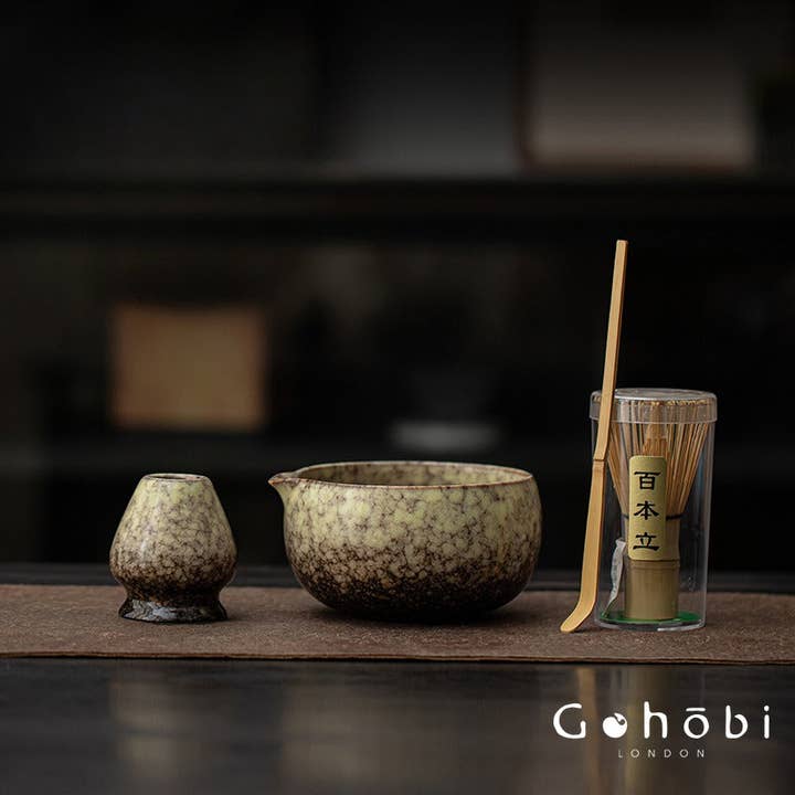 Gohobi Ceramic Matcha Set 113 for wholesale by Gohobi (We cover U.S. import duties)