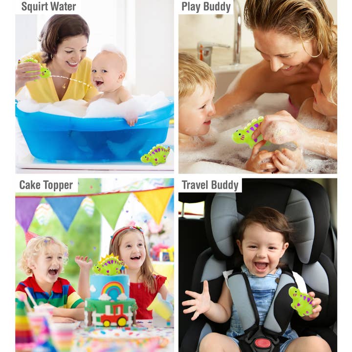 Cota Global - Wholesale Bath Toy - Baby - Squirter - Stegosaurus2