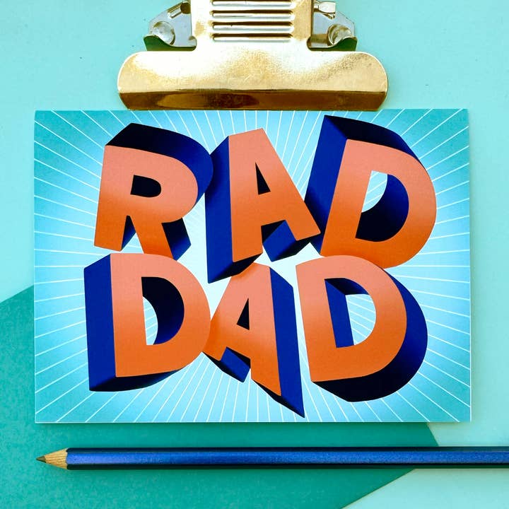 hey, alissandra - Venta al por mayor Tarjetas del Día del Padre - Rad Dad - Tarjeta A21