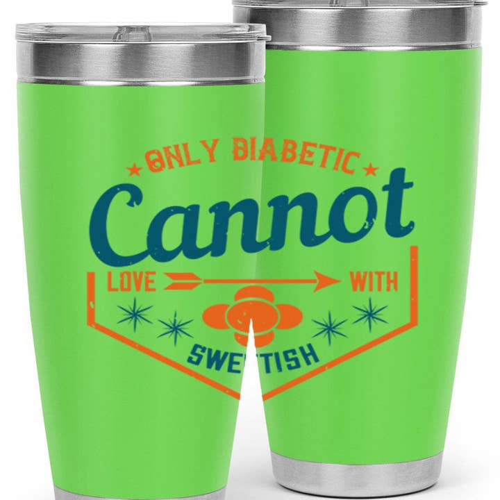 Seuls les diabétiques ne peuvent pas aimer avec le style sucré 15#- Diabetes- Gobelet pour la vente par Mugs R Us