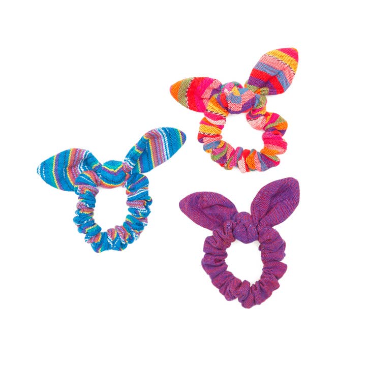 Upavim Crafts - Wholesale Scrunchie - Women's - Tie Scrunchies - Set of 3