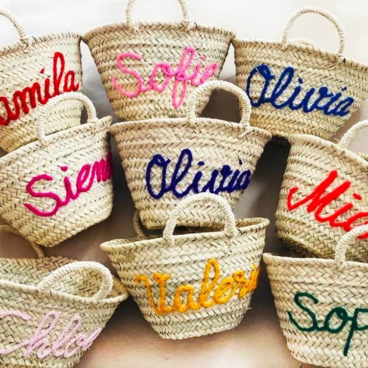 High crafty – wholesale Basket – Kids & baby – Kids Custom Straw Basket – Small Handwoven Wicker Bag 5