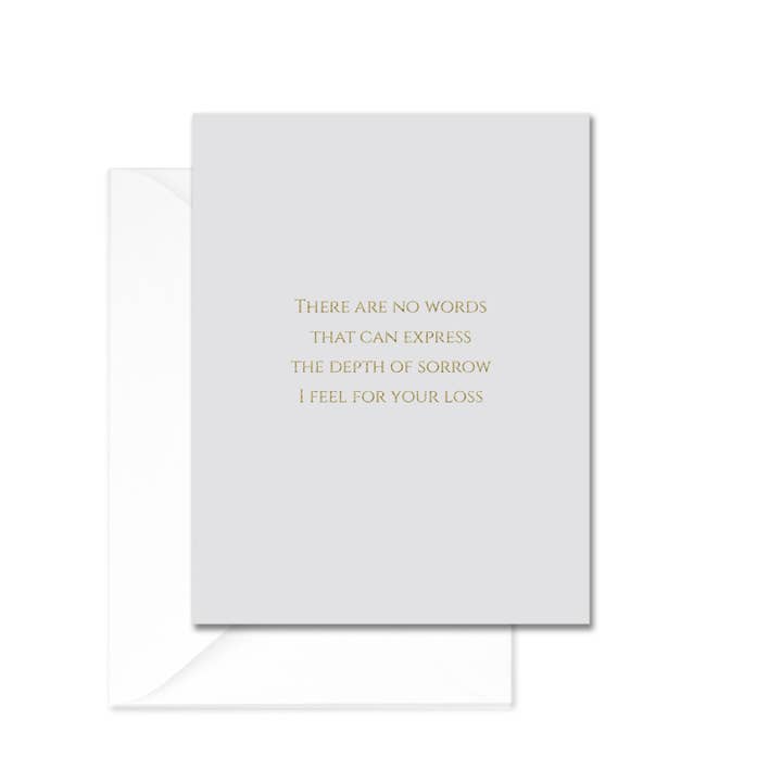 There Are No Words Greeting Card for wholesale by Leslie Store