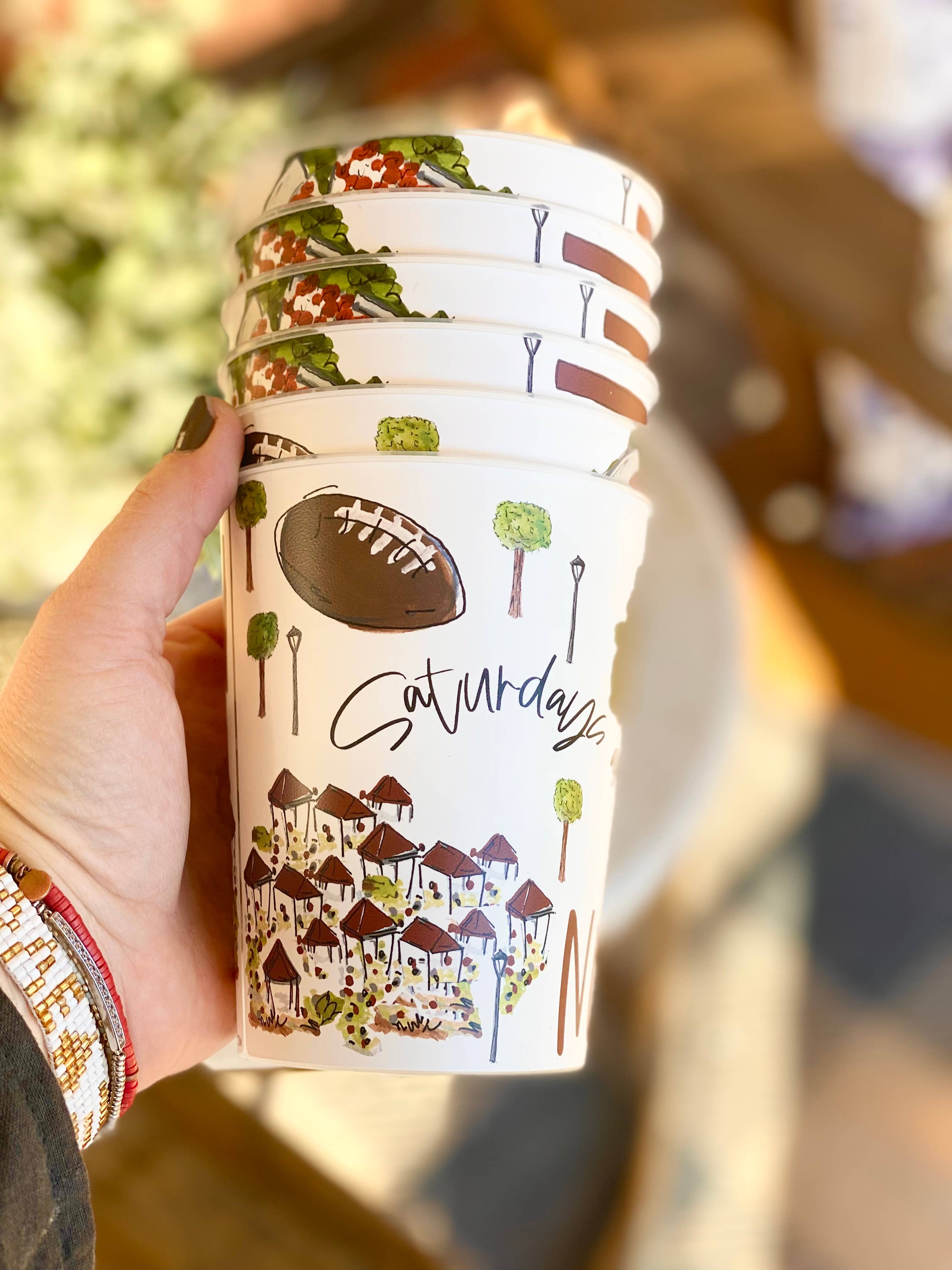 Happy By Rachel, LLC - Wholesale Disposable Cup - Norman Reusable Party Cups gifts, college, alumni party2