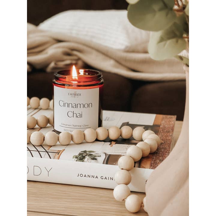 the earthside co - Wholesale Votive Candle - Cinnamon Chai
