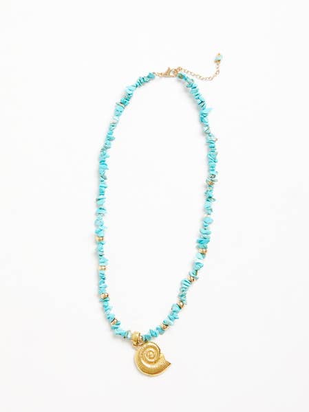 Shelly Turquoise Choker for wholesale by Mare Sole Amore