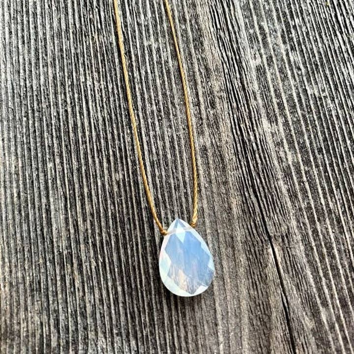Merelani Designs - Wholesale Pendant/Charm Necklace - Opalite Teardrop Necklace12