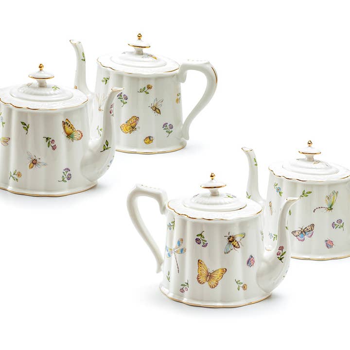 Grace Teaware - Wholesale Tea Pot - Summer Garden 40 oz Fine Porcelain Teapot2