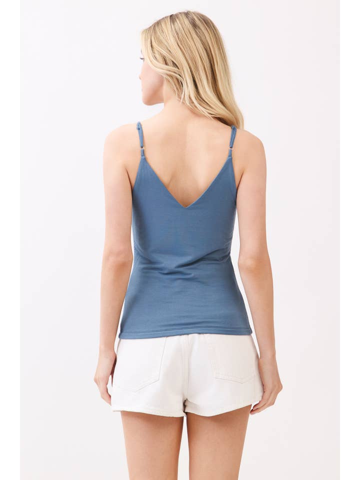 Final Touch - Wholesale Camisole - Women's - DOUBLE LAYERED V- NECK CAMI TOP - VT161312