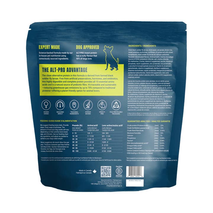 ALT-PRO Advantage - Wholesale Pet food – Dog - Nose-to-Tail Wellness: Complete & Balanced Adult Dog Food1