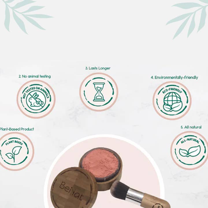 VIAI Beauty - Wholesale Blush - BENAT Blush Loose Powder4