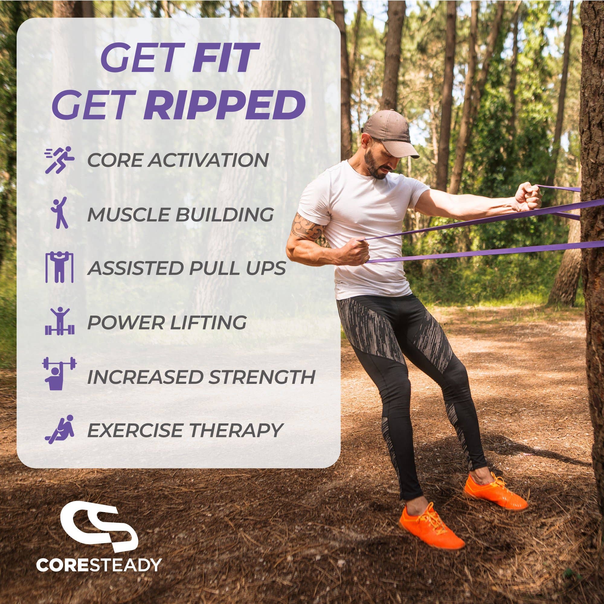 Coresteady - Wholesale Fitness Equipment - Original Resistance Bands6