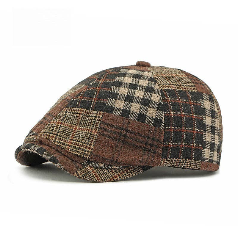 alberalkirk - Wholesale Newsboy/Schoolboy Hat - Women's - Six Panel Adjustable Newsboy Cap  M5A2671