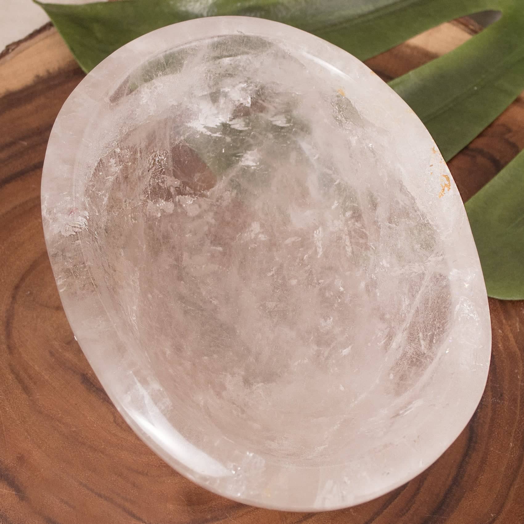 Tiny Rituals - Wholesale Decorative Plate/Dish/Bowl - Rare Clear Quartz Crystal Bowls - Large - 1 of a Kind26