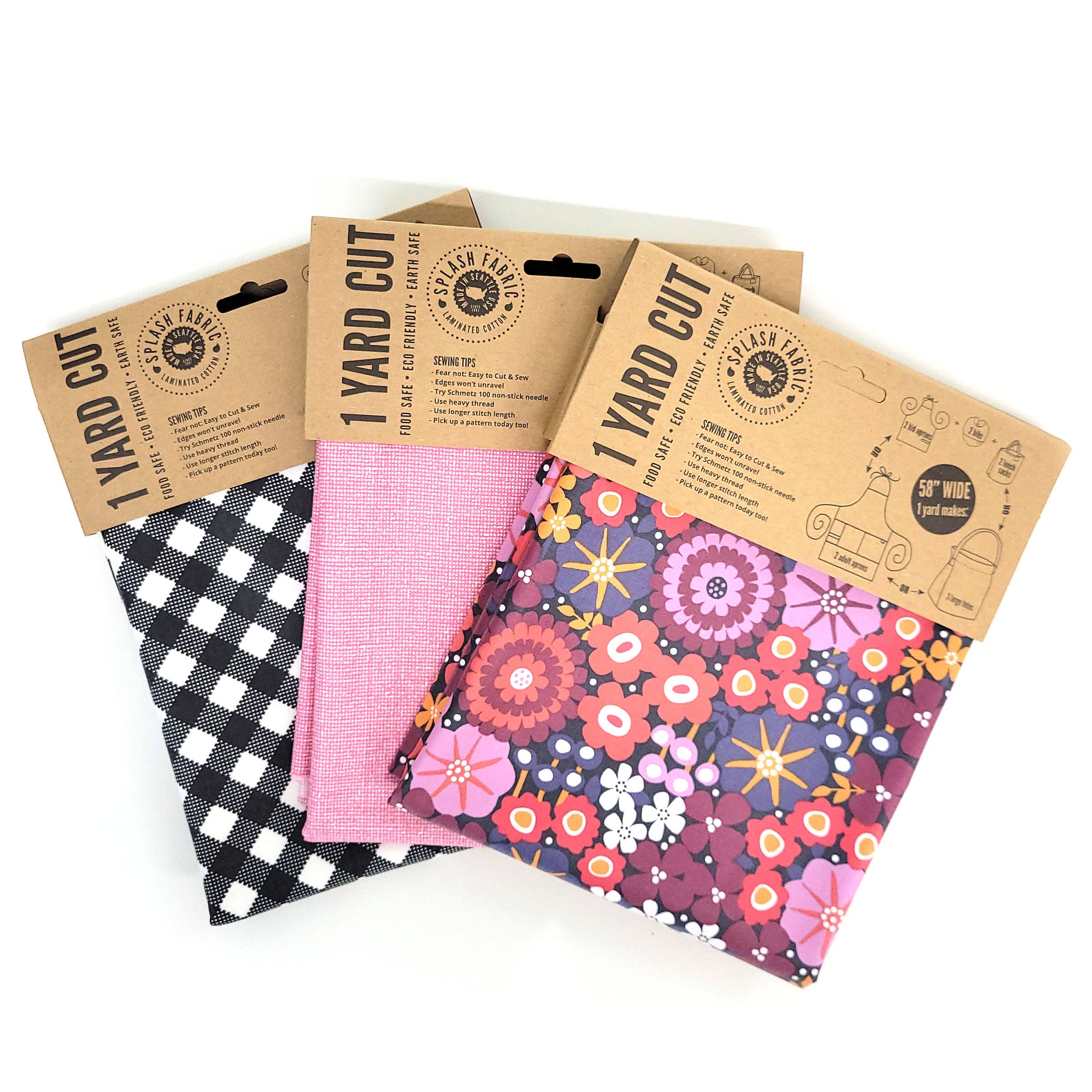 Splash Fabric - Vente Matériels de bricolage - Coupes de 1 yard en emballage34