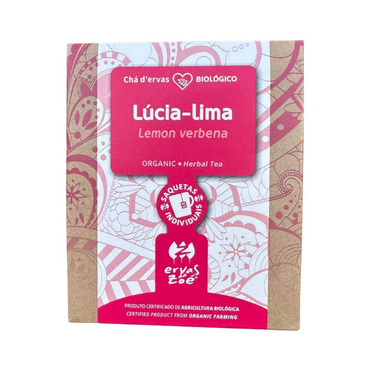 Infusion of Lucia-Lime in sachets - Hervas da Zoe - BiologÍco for wholesale by Geocakes