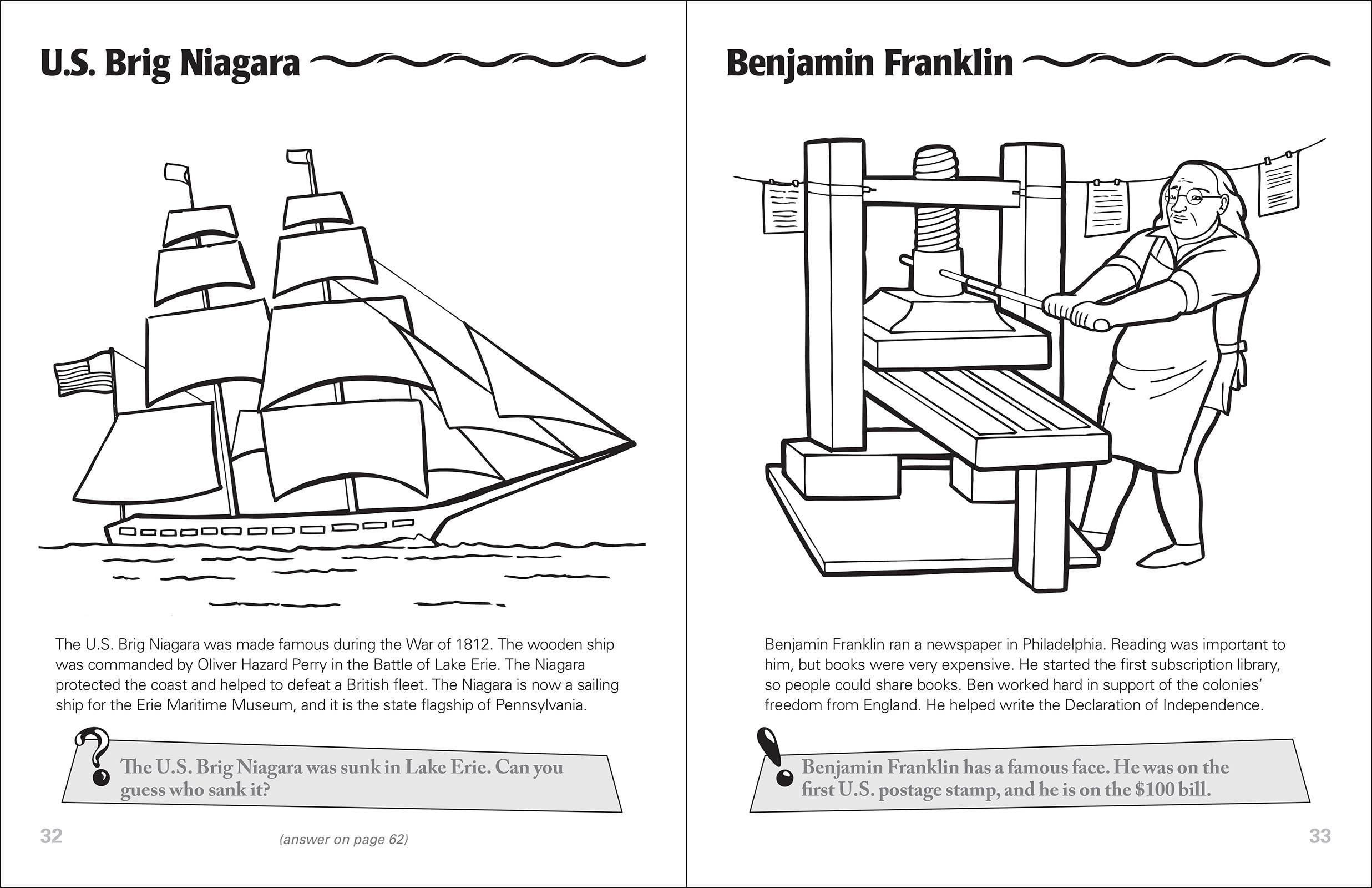 AdventureKEEN - Wholesale Coloring & Activity Book - Kids & Baby - Pennsylvania Activity Book4