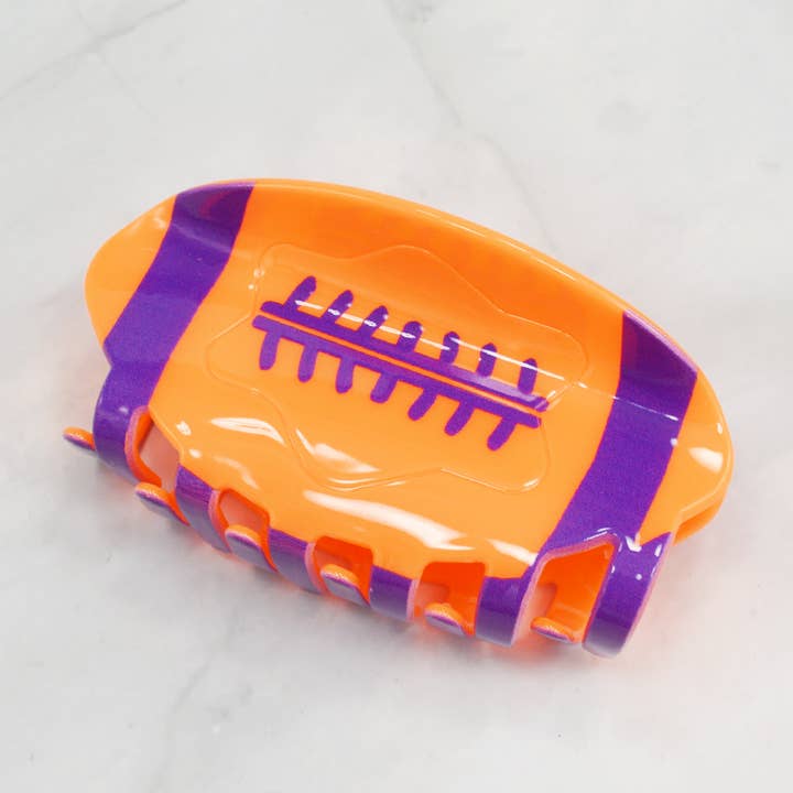 Game Day Football Hair Clips for wholesale by Queens Designs