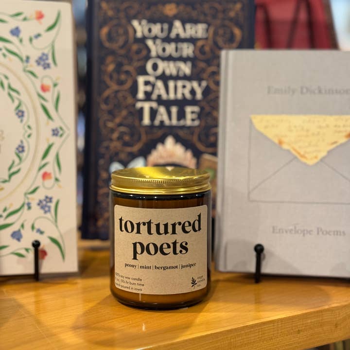 Sage Candle Co. - Wholesale Jar/Filled Candle - Tortured Poets - 100% Soy Wax Candle (Taylor Swift)1
