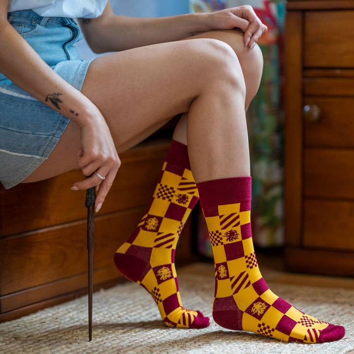 Unisex mid-calf cotton socks. Griffi Bordeaux for wholesale by KYLIE CRAZY