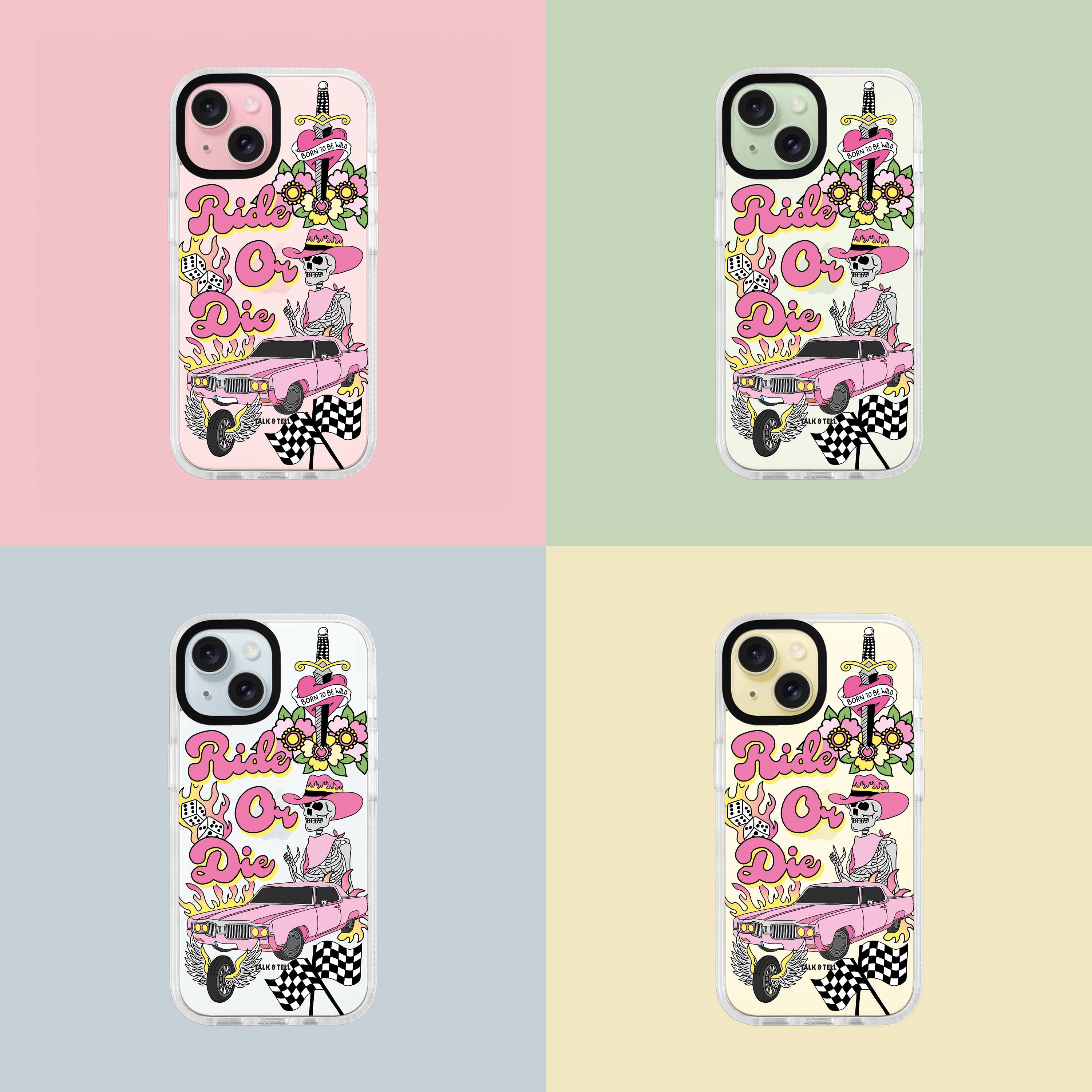 Talk and Tell – wholesale Phone case – Unisex – Ride or Die iPhone Case7