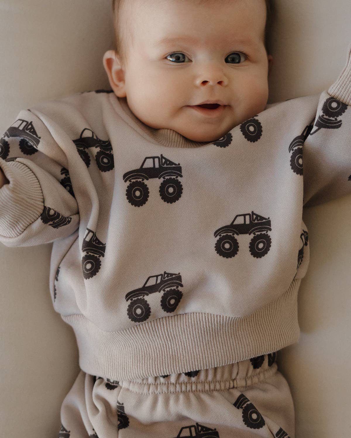 Forever French Baby - Wholesale Top & Pant Set - Baby - Child Sweat Set | Monster Truck1